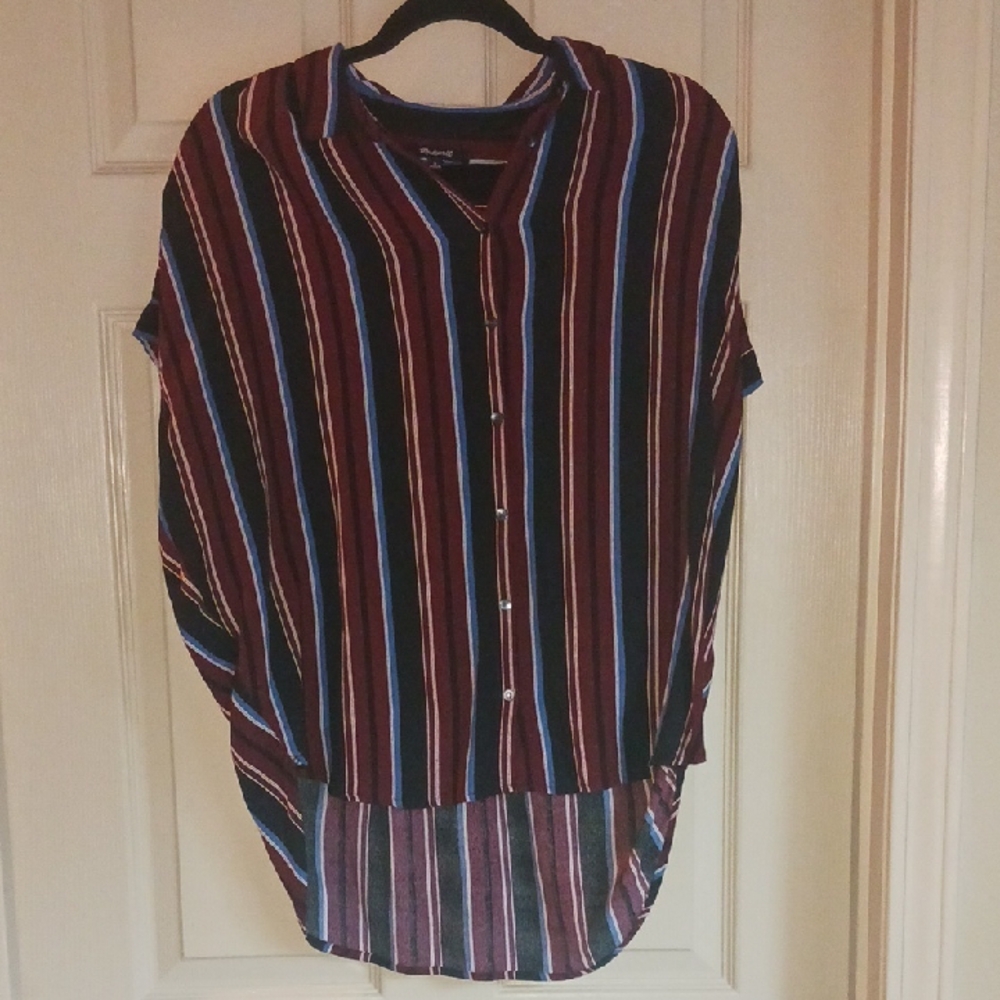 Madewell Multicolor Striped Button Down Shirt